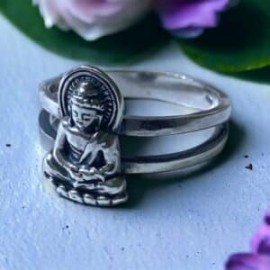 Anillo Buda en plata 925