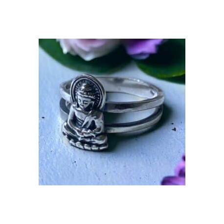 Anillo Buda en plata 925