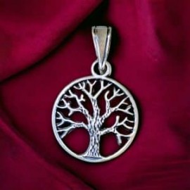 Dije Árbol de la vida en plata 925