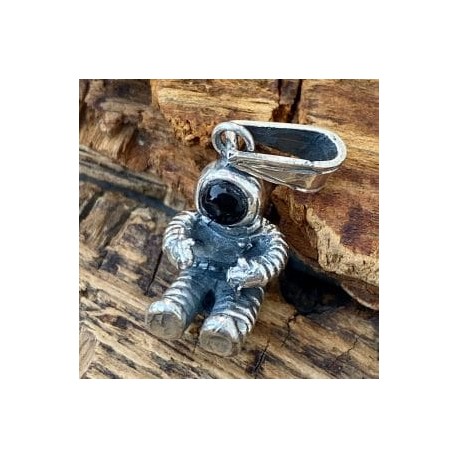 Dije Astronauta en plata 925