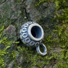 Cuenta con asa en plata 925