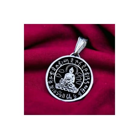 Dije Buda de la Medicina en plata 925