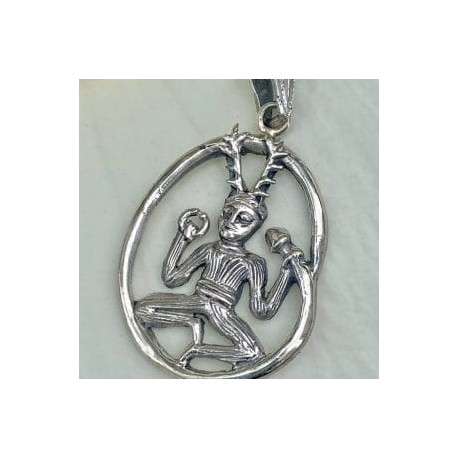 Dije Cernunnos en plata 925