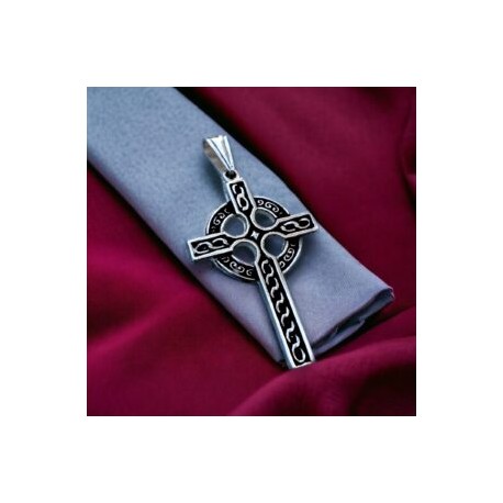Dije Cruz Celta en plata 925