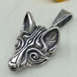 Dije de Lobo en plata 925!