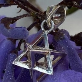 Dije Merkaba en plata 925