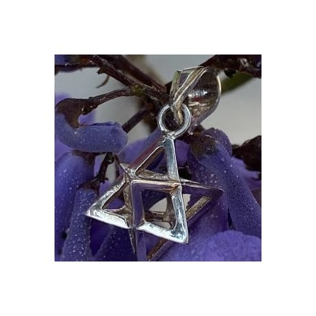 Dije Merkaba en plata 925