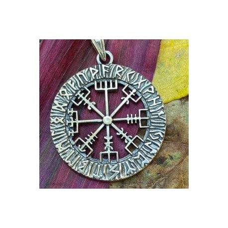 Dije Vegvisir en plata 925