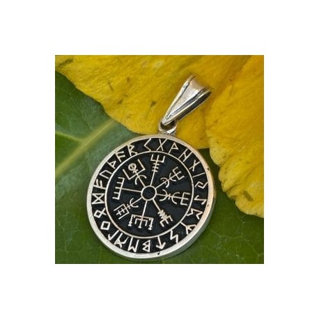 Dije Vegvisir en plata 925