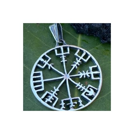 Dije Vegvisir en plata 925!