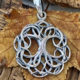 Dije Yggdrasil en plata 925