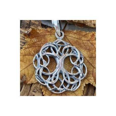 Dije Yggdrasil en plata 925