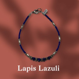 Pulsera de Lapis Lazuli en plata 925