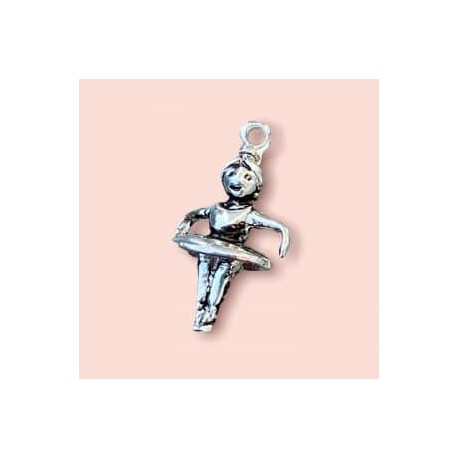 Charm Bailarina en plata 925