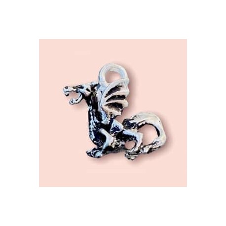 Charm de Dragón en plata 925