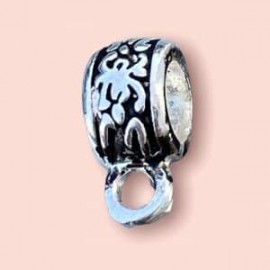 Cuenta con asa en plata 925