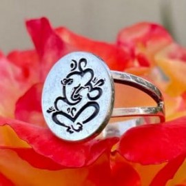 Anillo de Ganesh en plata 925