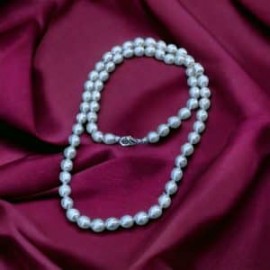 Collar de Perla con broche de plata 925