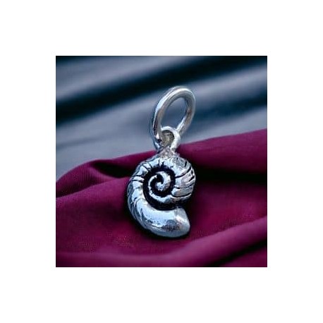 Charm Amonite en plata 925