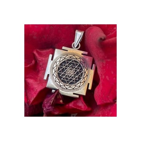 Dije Shri Yantra en plata 925