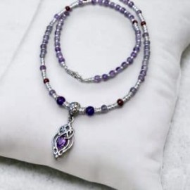 Collar de Amatista en plata 925