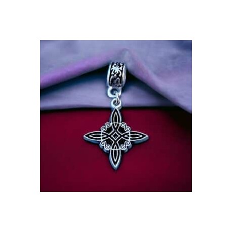 Charm nudo de bruja tipo Pandora