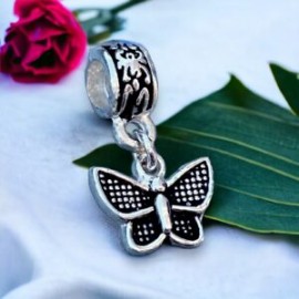 Charm Mariposa tipo Pandora en plata 925