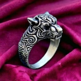 Anillo Jaguar en plata 925